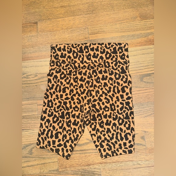 Women’s Wild Fable Leopard Print Biker Shorts - Picture 2 of 3